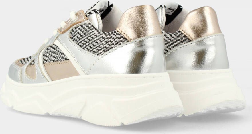 Red-Rag 13386-859 meisjes veterschoenen metallic