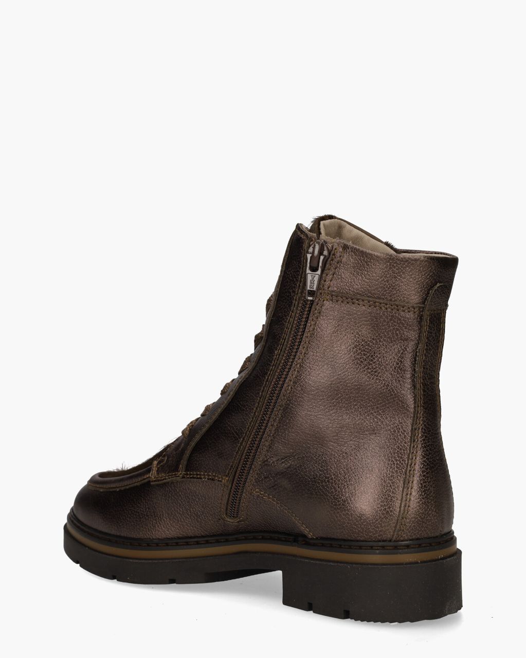 DLSport 6768 Donkerbruin Dames Enkelboots