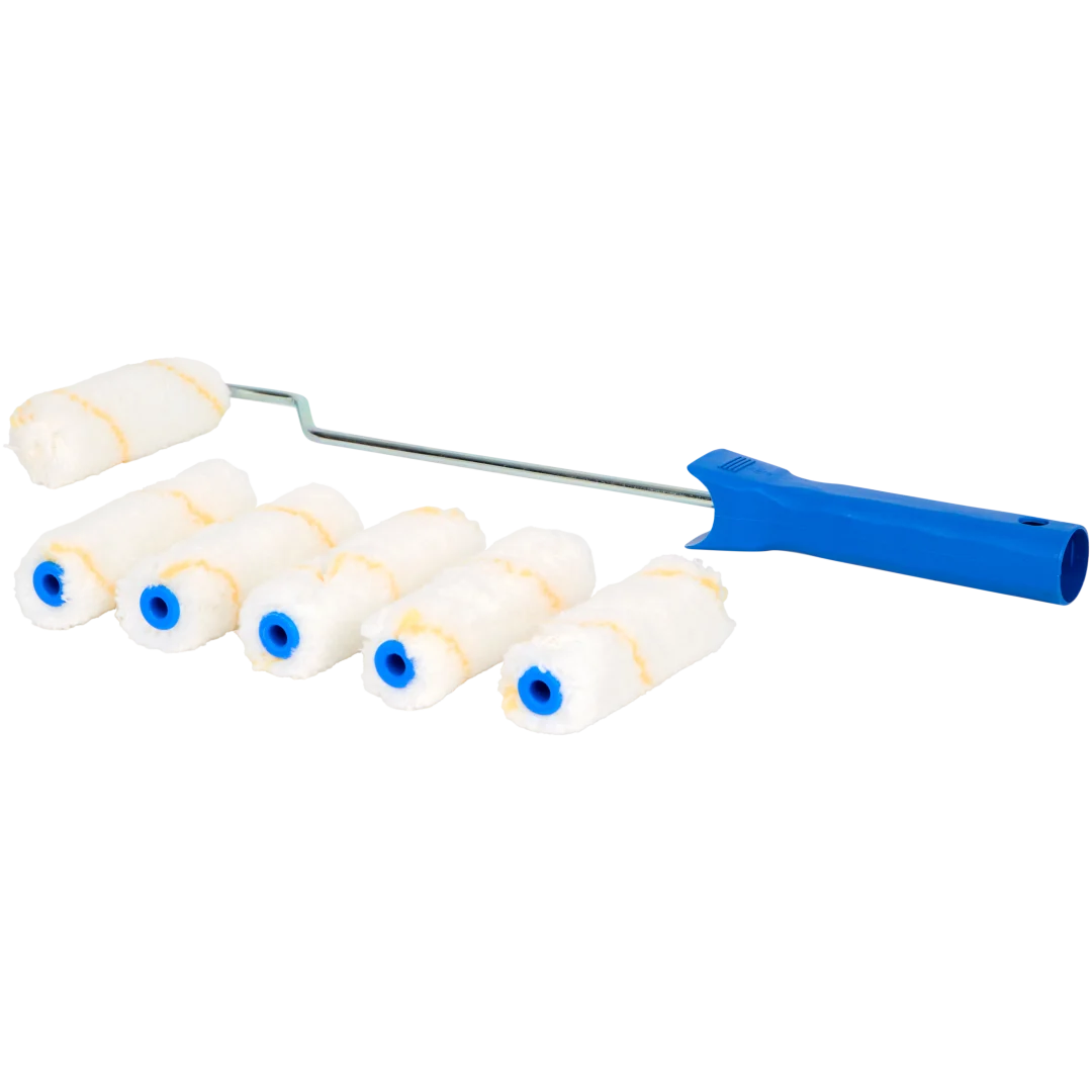 Spectrum verfrollers met beugel 10 x 42 cm | 6 rollers