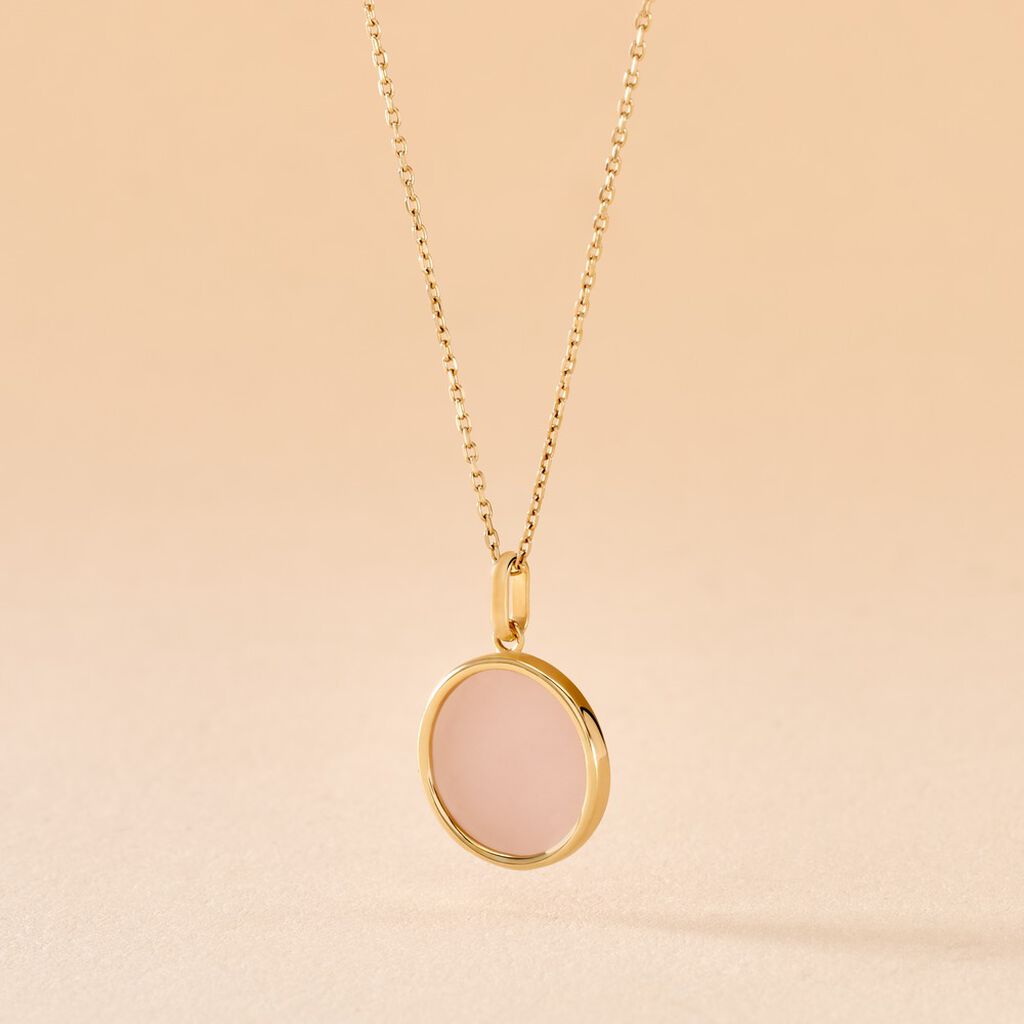 Pendentif Ultane Or Jaune Calcédoine