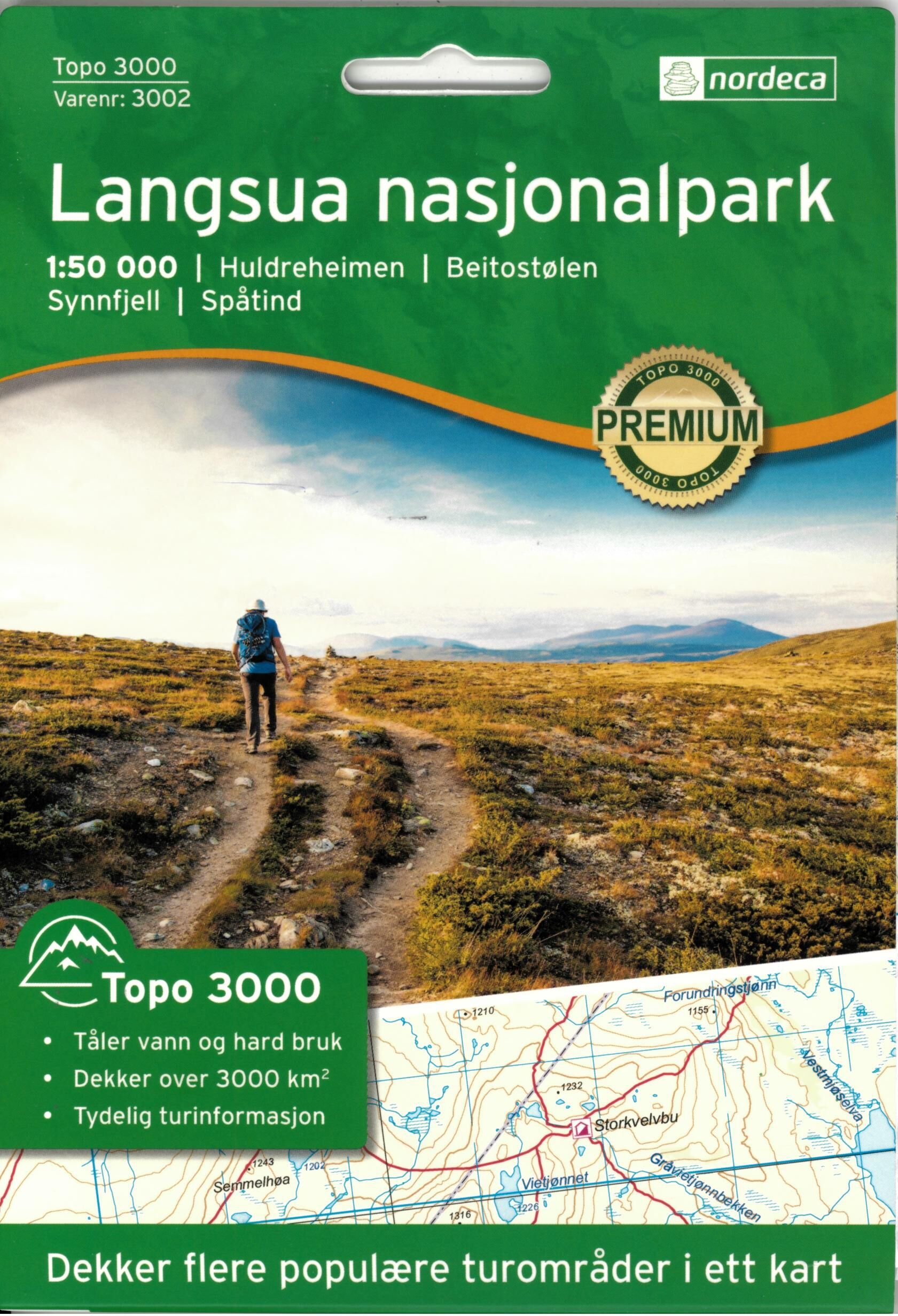 NORDECA - 3002 LANGSUA NASJONALPARK 1 50 000 NORVEGE