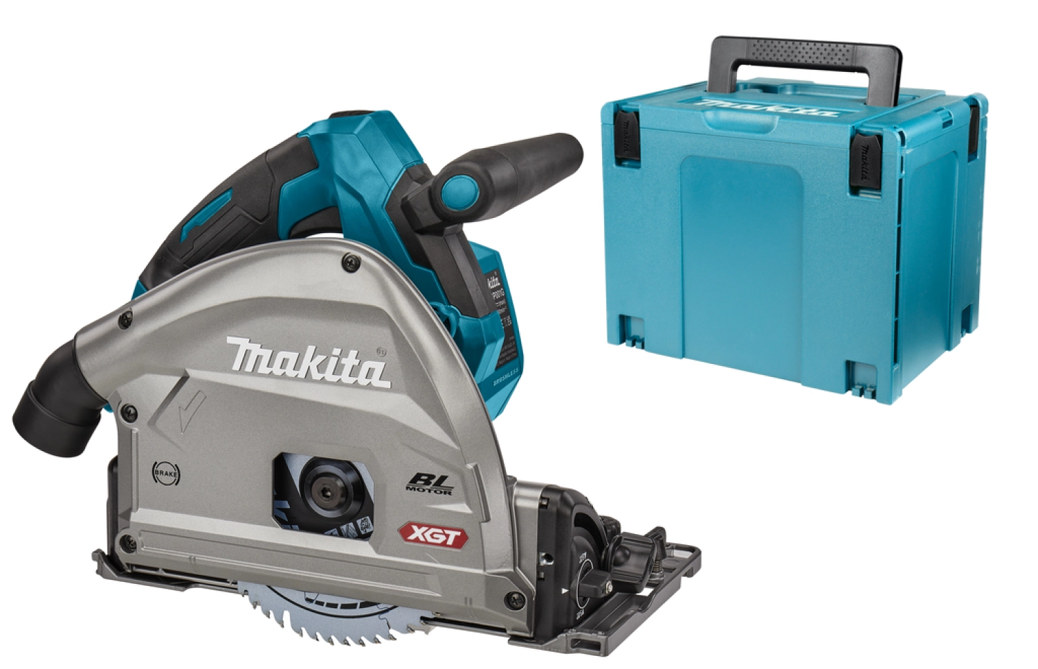 Makita SP001GZ03 XGT 40V Max Li-ion accu invalcirkelzaag 165 mm body in Mbox - met AWS zender