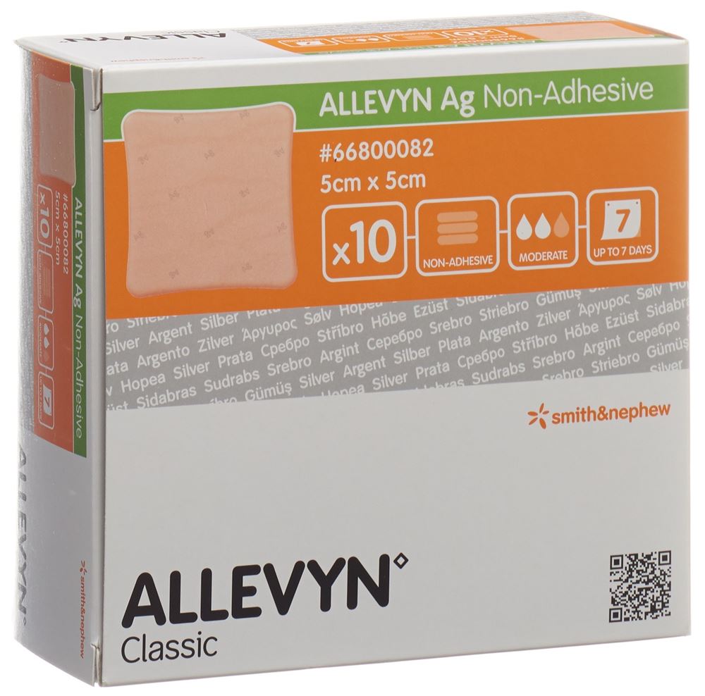ALLEVYN Wundkompresse 5x5cm 10 Stk