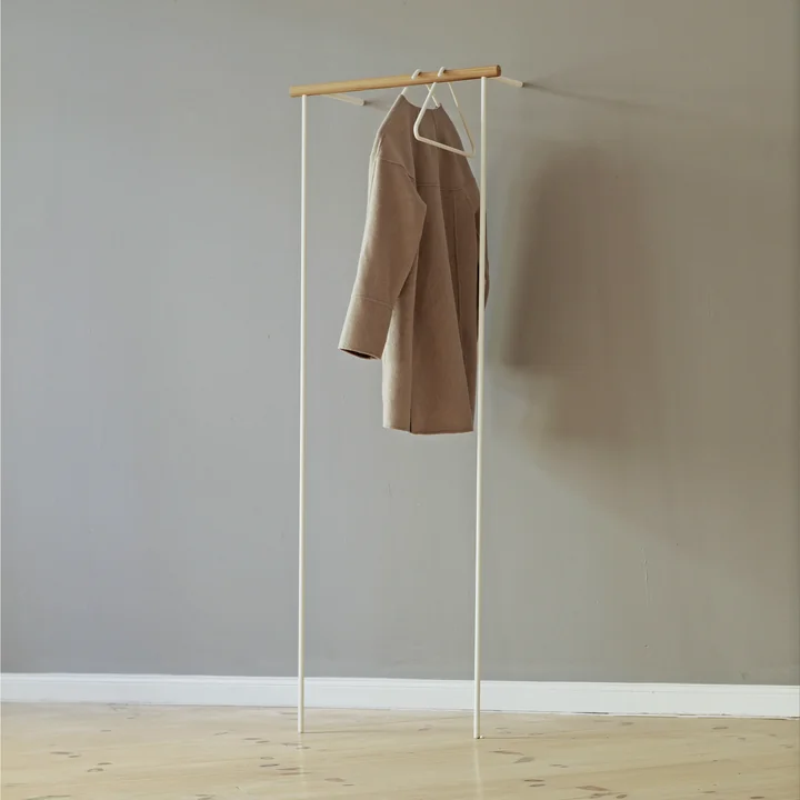 Roomsafari - Leanon II Garderobe L 100 cm, Eiche / weiss