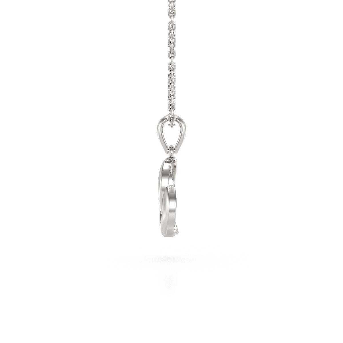 Collier Pendentif ADEN Diamant Chaine Argent 925 incluse 2.034grs