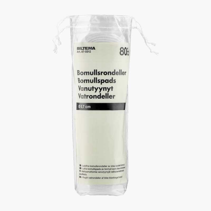 Bomullspads, 80-pk.