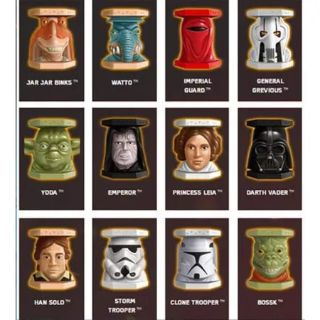 Panini Star Wars Abatons Sammelfiguren
