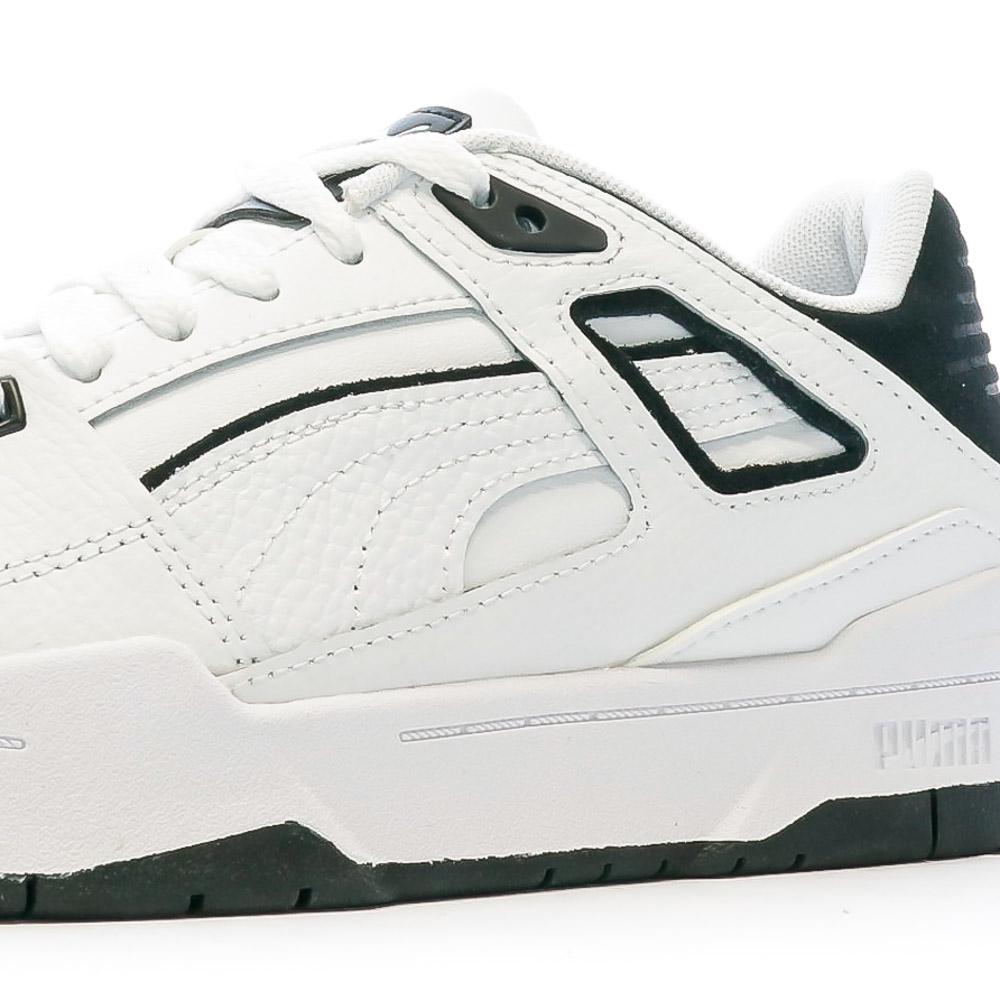 Puma Baskets Blanche/Noir Garçon Slip stream