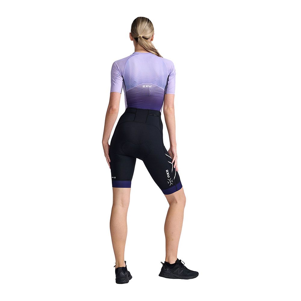 2xu LIGHT SPEED FZ - Combinaison trifonction shorty 6/3 mm Femme parachute/white