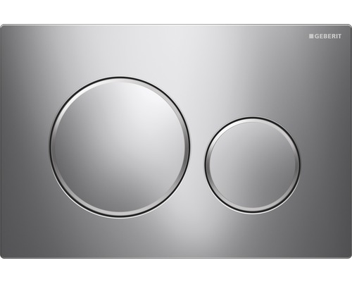 GEBERIT Sigma 20 bedieningsplaat, verchroomd / verchroomde drukknop / matte sierringen 115.882.KH.1
