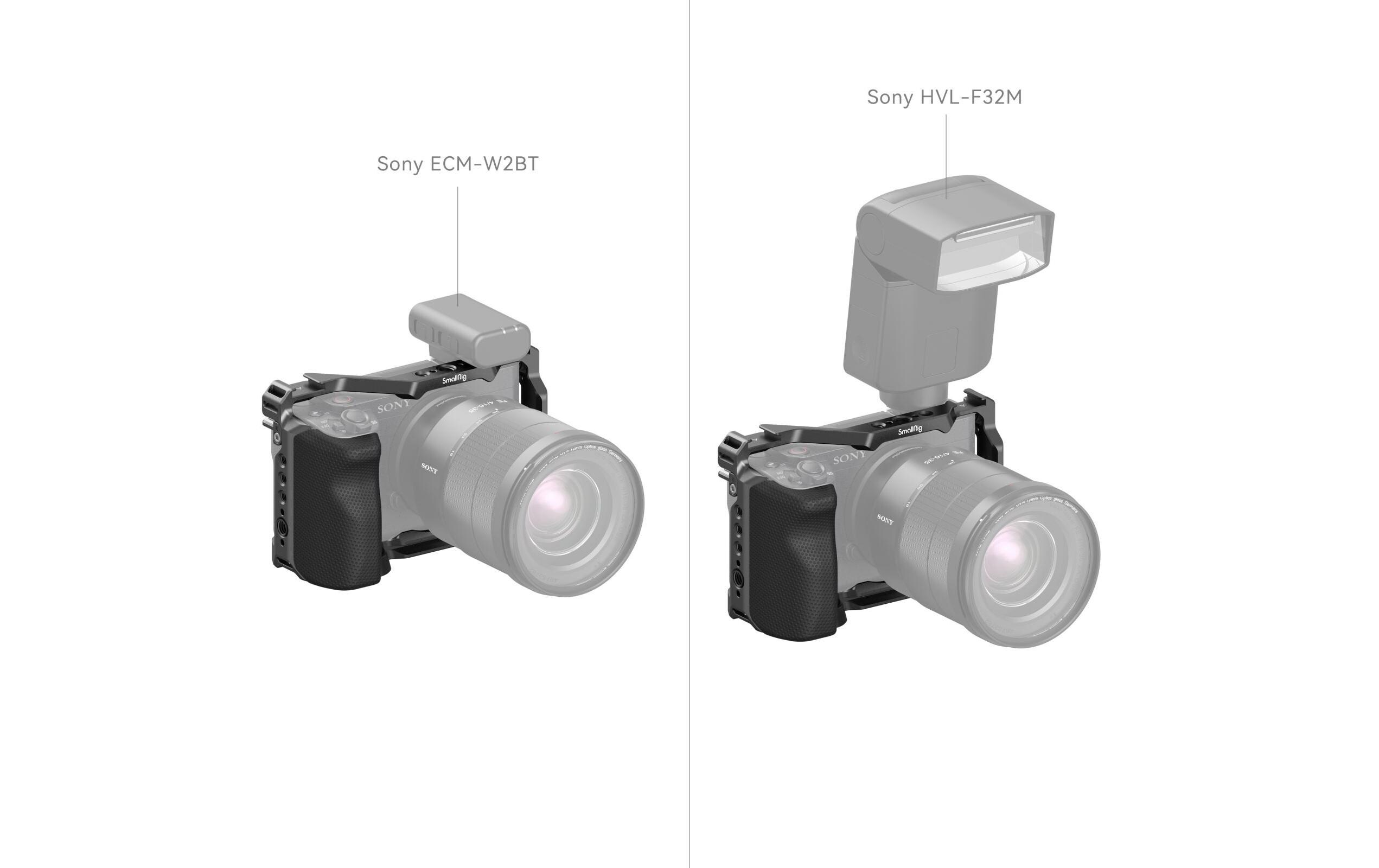 Cage Kit Sony ZV-E1Kamerakäfig zum Schutz der Kamera und zur Befestigung von Zubehör mit HDMI-Kabelklemme