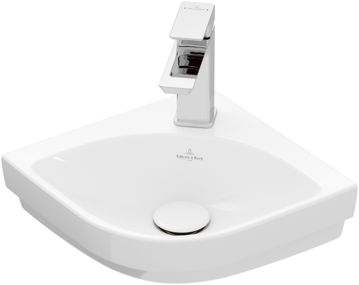 Villeroy en Boch Subway 3.0 hoekfontein 32x32x14cm wit