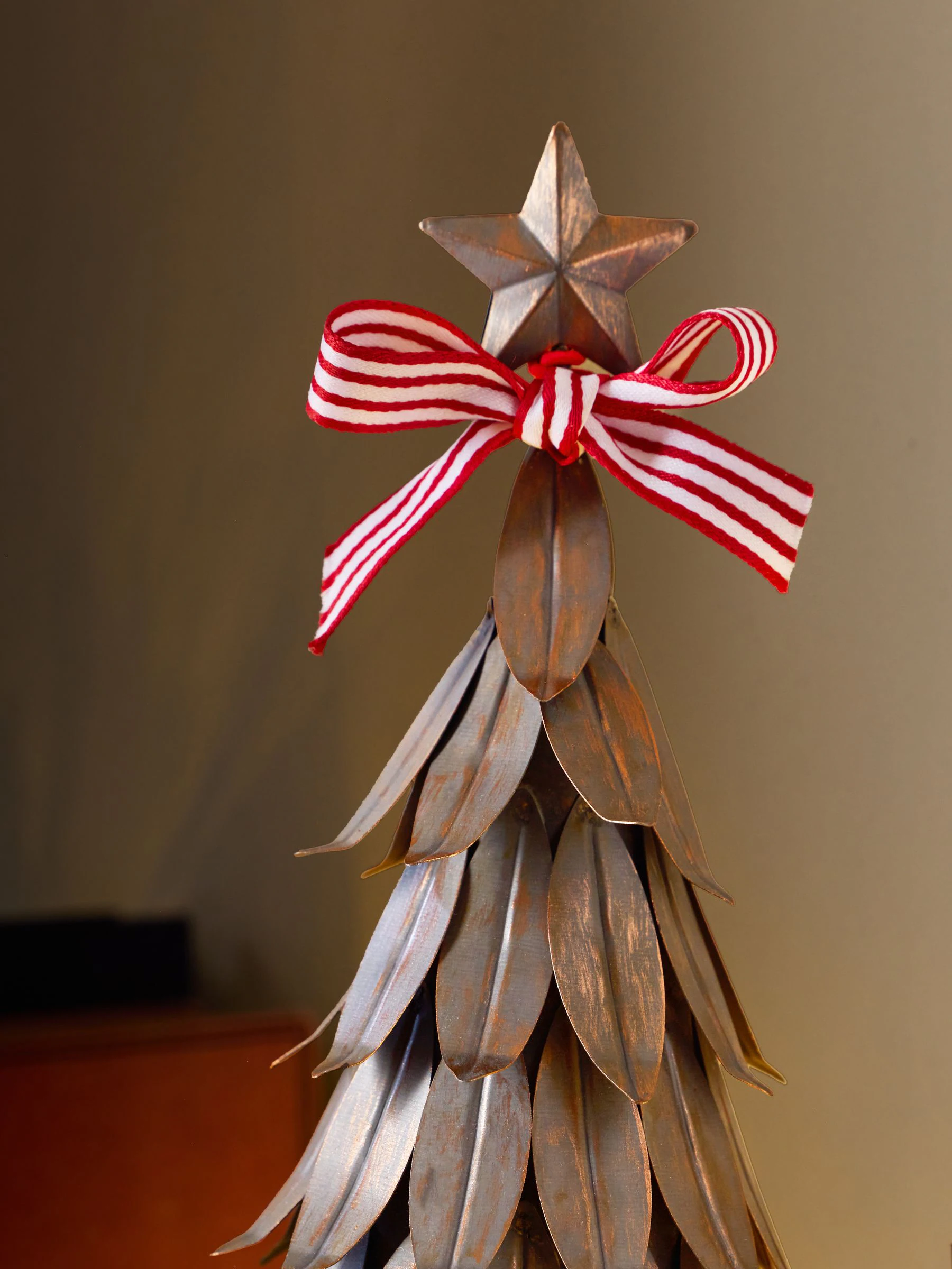 Metalen kerstboomornament
