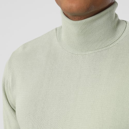 Pull Col Roulé AVR-176 Vert Clair