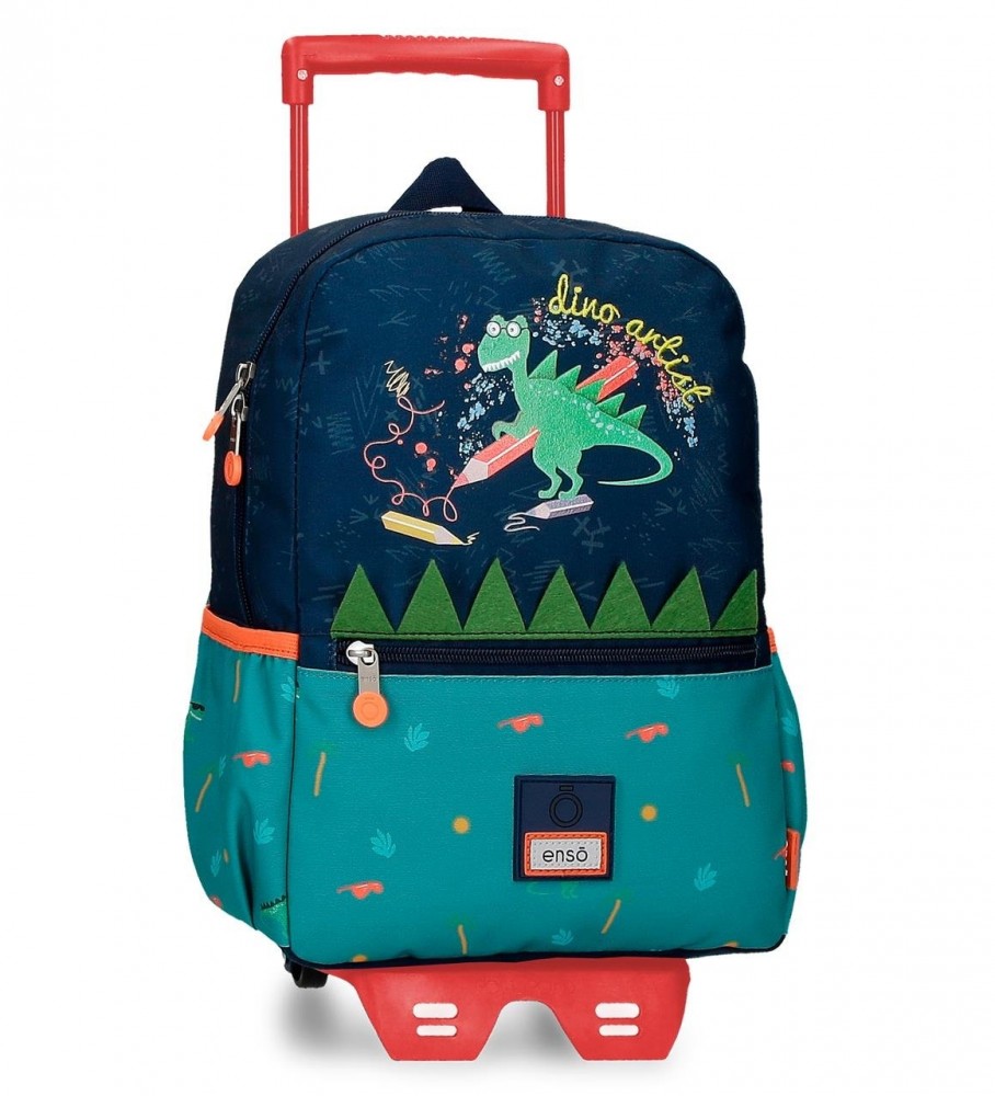 Enso Mochila Enso Dino artist 32cm con carro