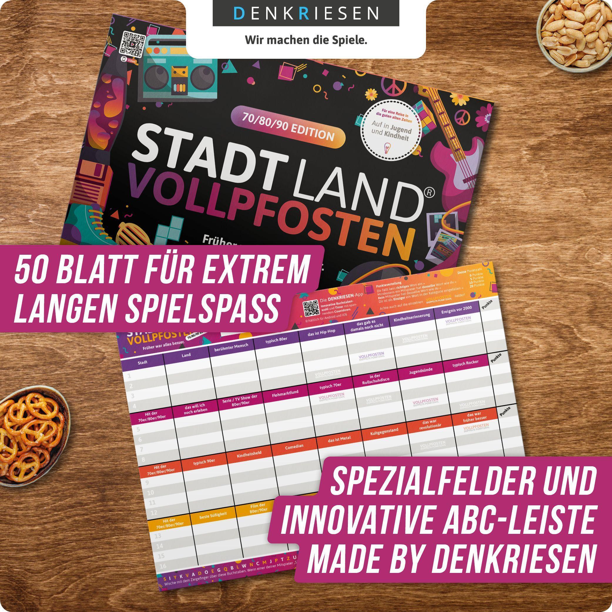 Denkriesen - STADT LAND VOLLPFOSTEN® - BEST AGER EDITION (Spiel)