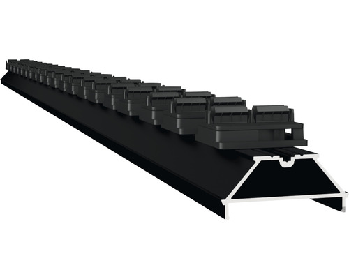 H-CLICK onderconstructie 120mm aluminium 3968 x 68 x 41 mm