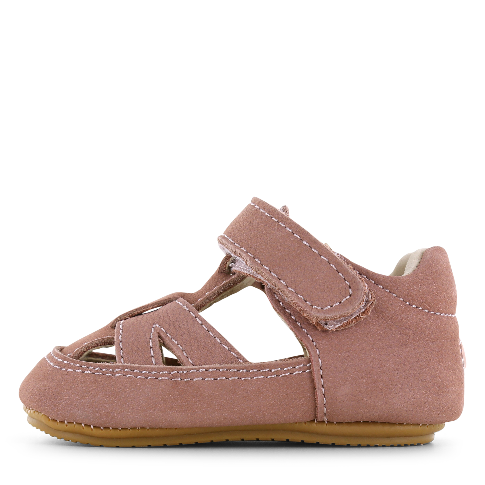 Shoesme roze BABY-PROOF® open schoentje Microleer | Meisjes schoenen