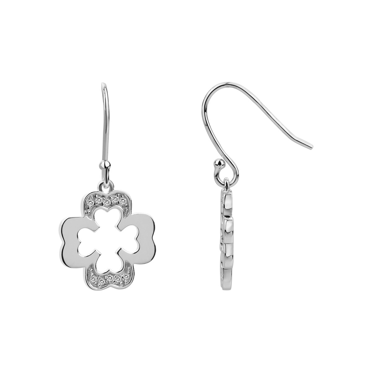 Boucles d'oreilles pendantes en Argent