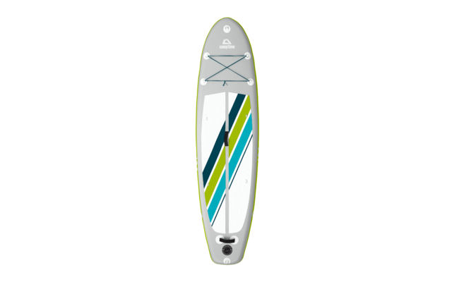 Camptime Corvi 9.4 SUP Set aufblasbares Stand Up Paddling-Board inkl. Paddel und Luftpumpe