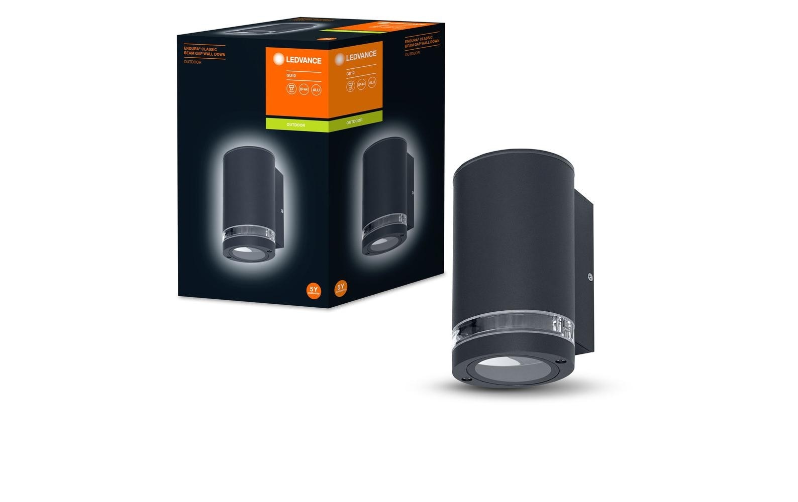LED Wandleuchte »Endura Beam Gap Wall Updown, GU10, Grau« GU10