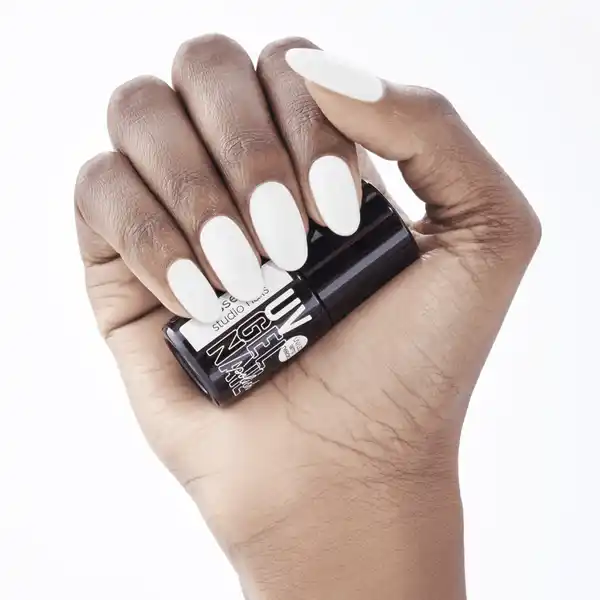 UV GEL NAIL polish 01 WHITE all night