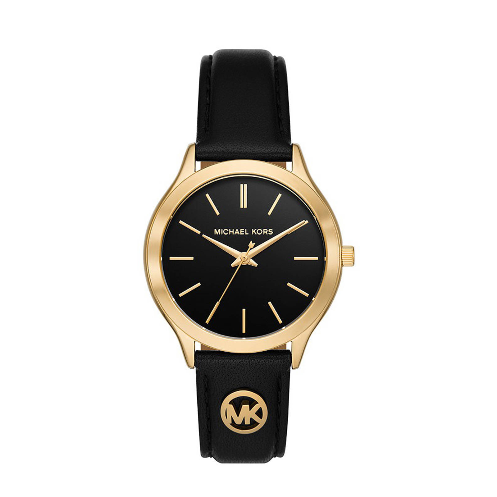 Michael Kors horloge MK7482 Slim Runway goudkleurig