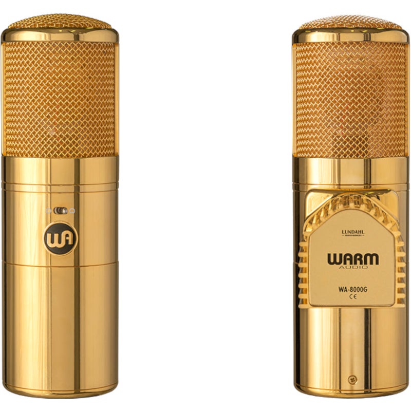 Warm Audio WA8000 Gold grootmembraan buizen condensatormicrofoon