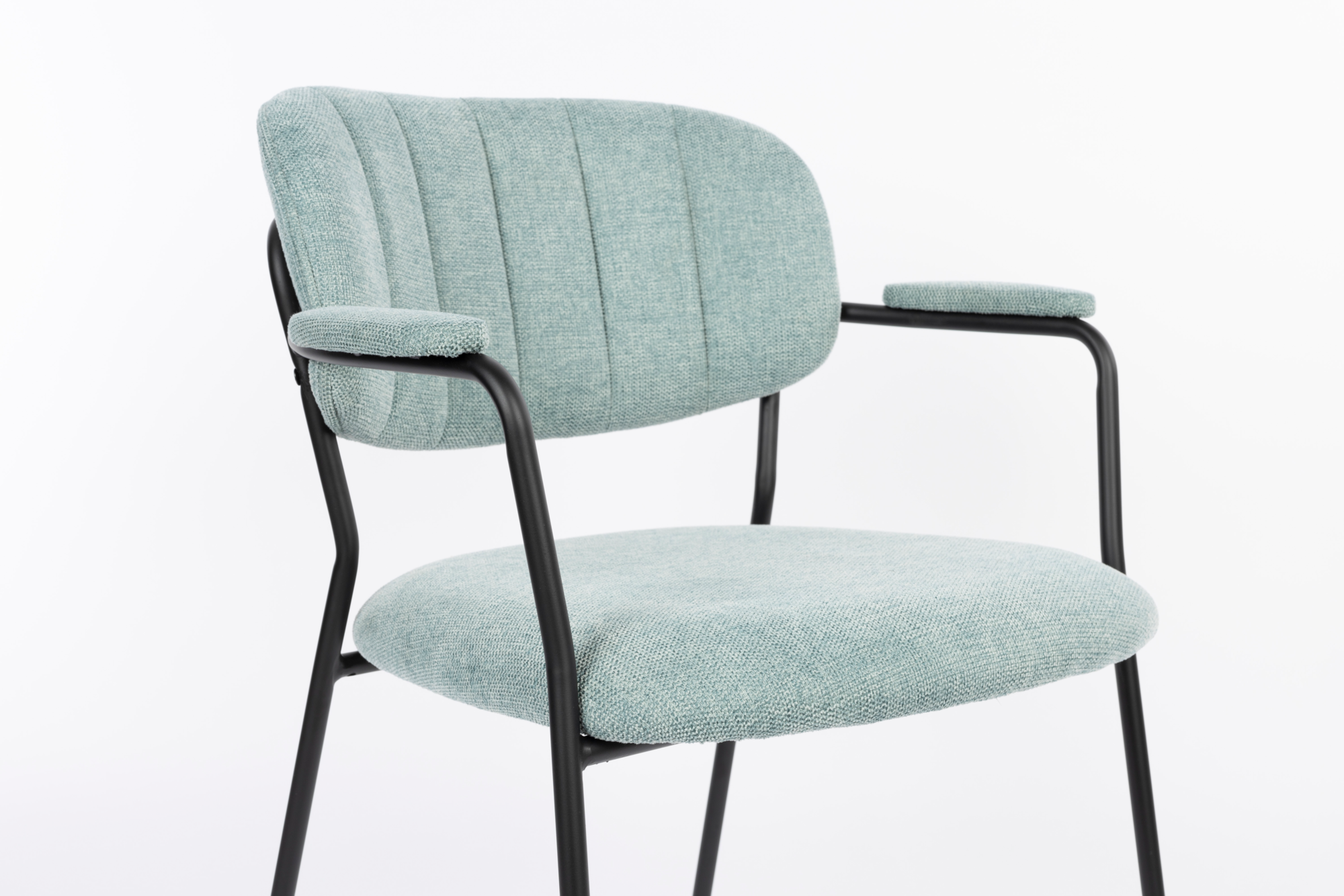CHAIR JOLIEN BLACK/LIGHT GREEN FR