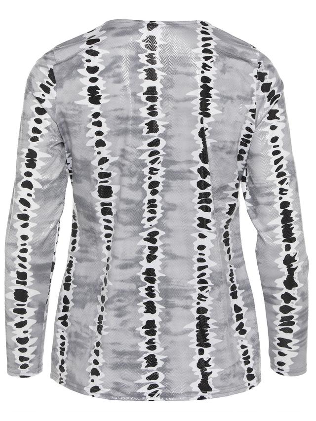Blusenshirt mit Zierreißverschluss