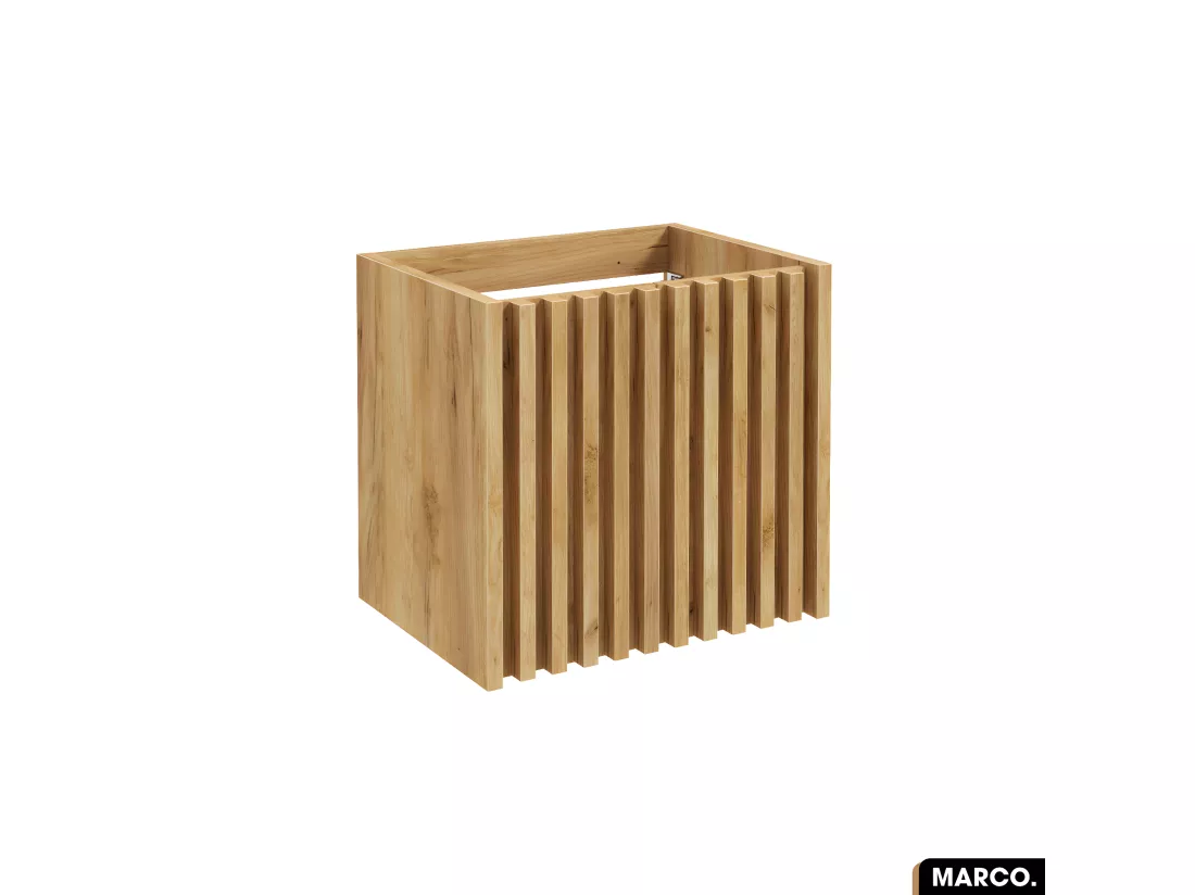 Meuble sous vasque - version portes | MARCO | OAK | 60 x 56 x 45 cm
