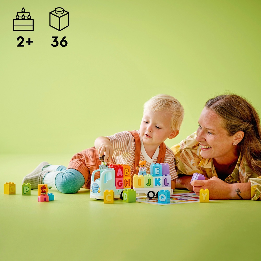 LEGO DUPLO 10421 Alphabet-LKW Lernspielzeug für Kleinkinder