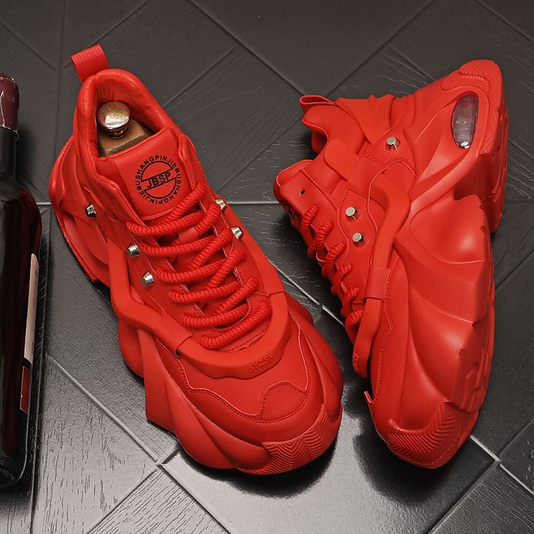 Mr Ozera - Robuuste platform sneakers met demping