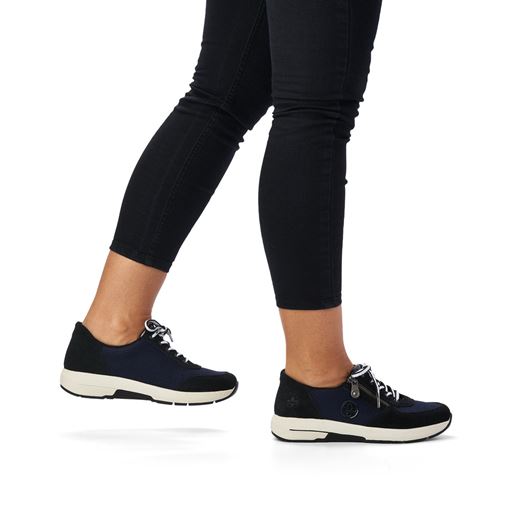 Rieker Mesh Sneakers, Pazifik/Marine, 40