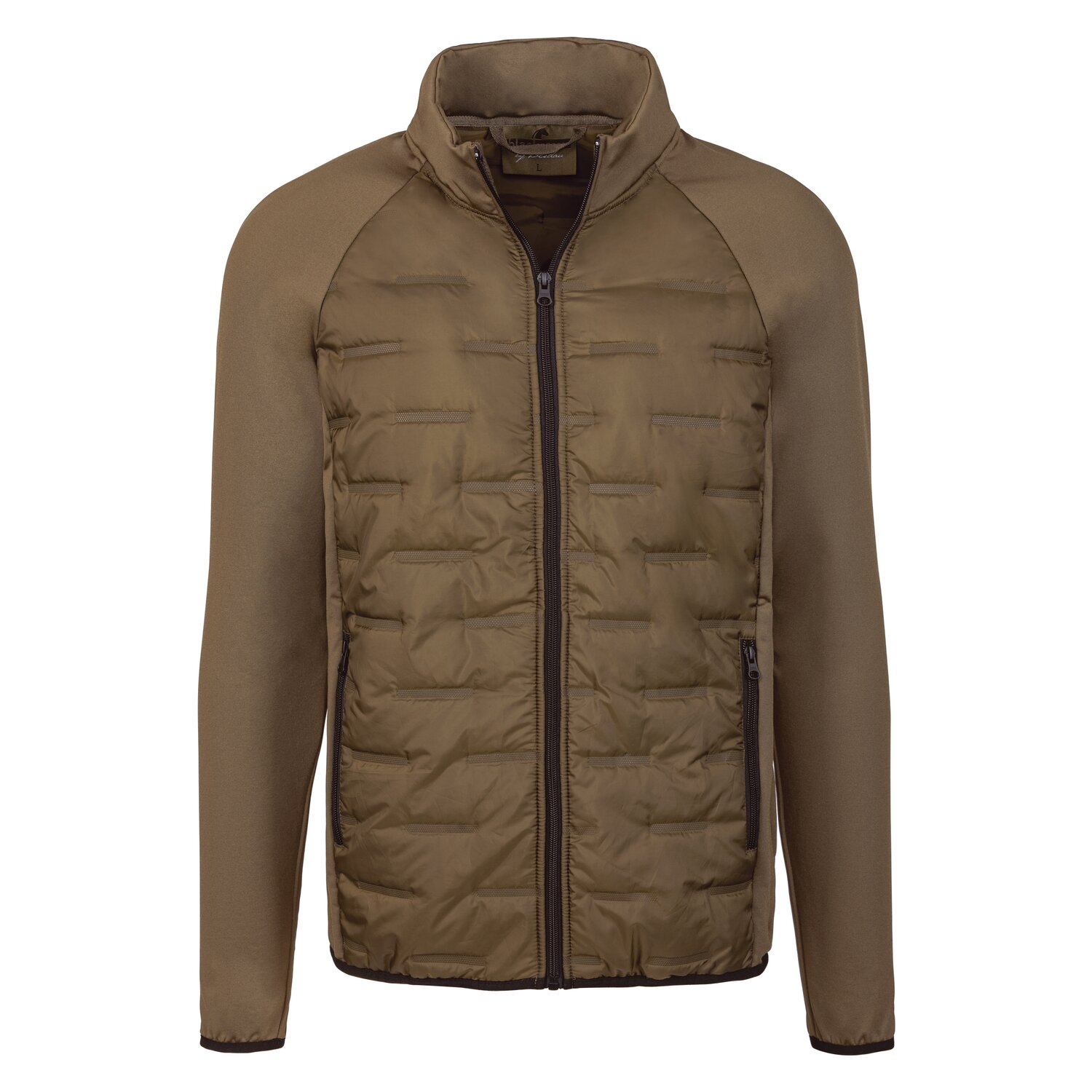 black forest Materialmix-Steppjacke - olive