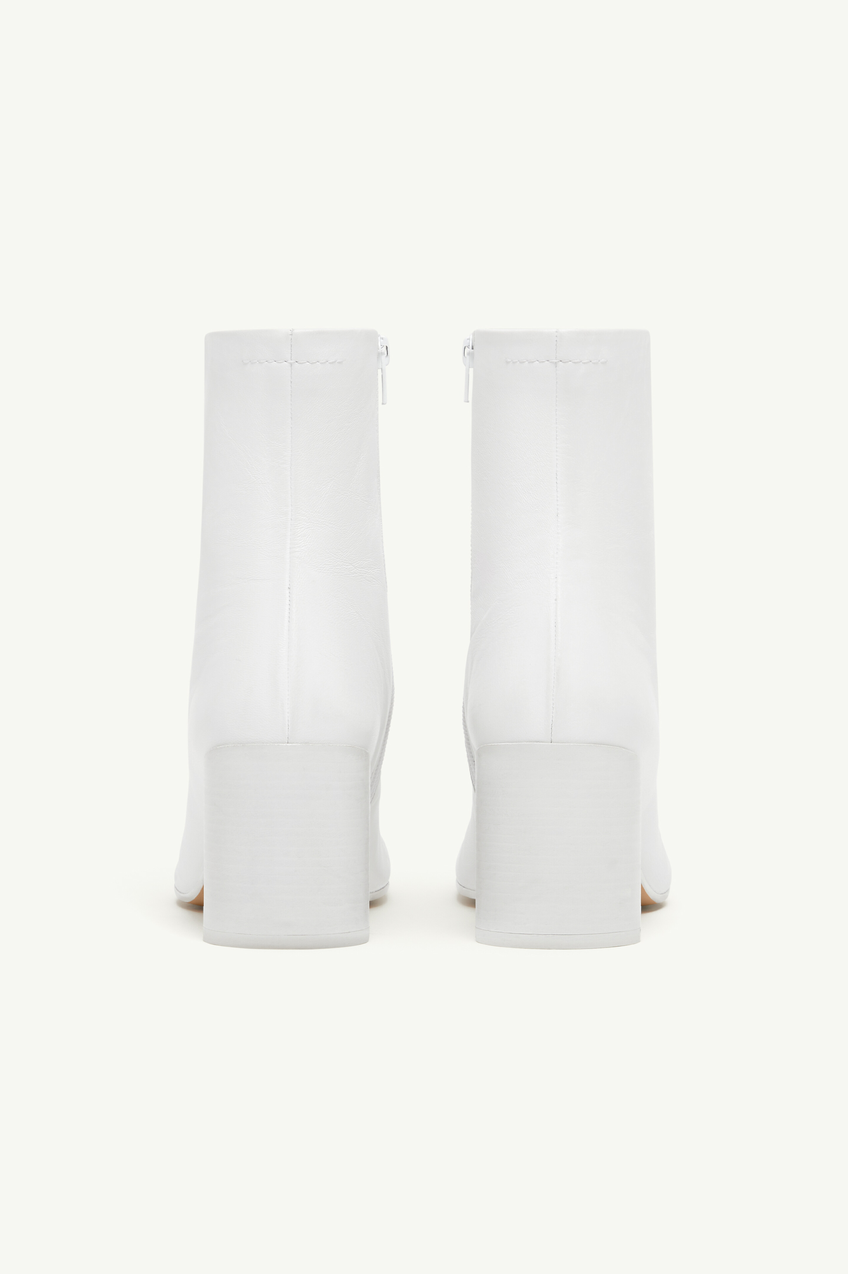 Bottines anatomiques en cuir nappa | femme Blanc