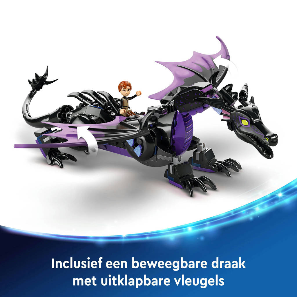 Heerlijke fantasie en bouwervaringMaleficent in drakenvorm Bouwbaar Speelgoed voor Kinderen 43240