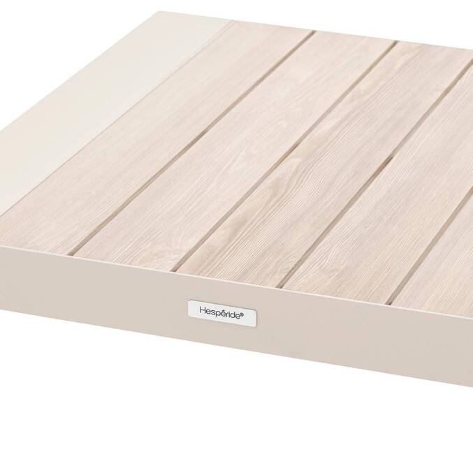 Table basse de jardin carrée ÉVASION Argile & Lin