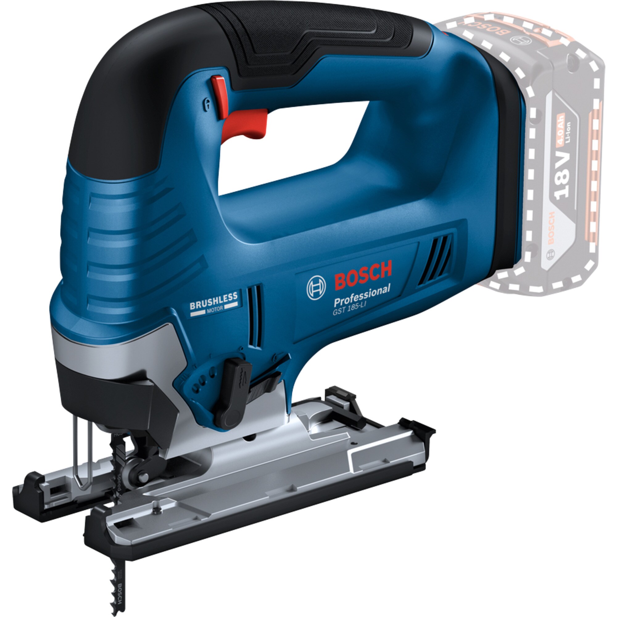 Bosch Stichsäge Akku-Stichsäge GST 18V-125 B Professional solo, 18Volt