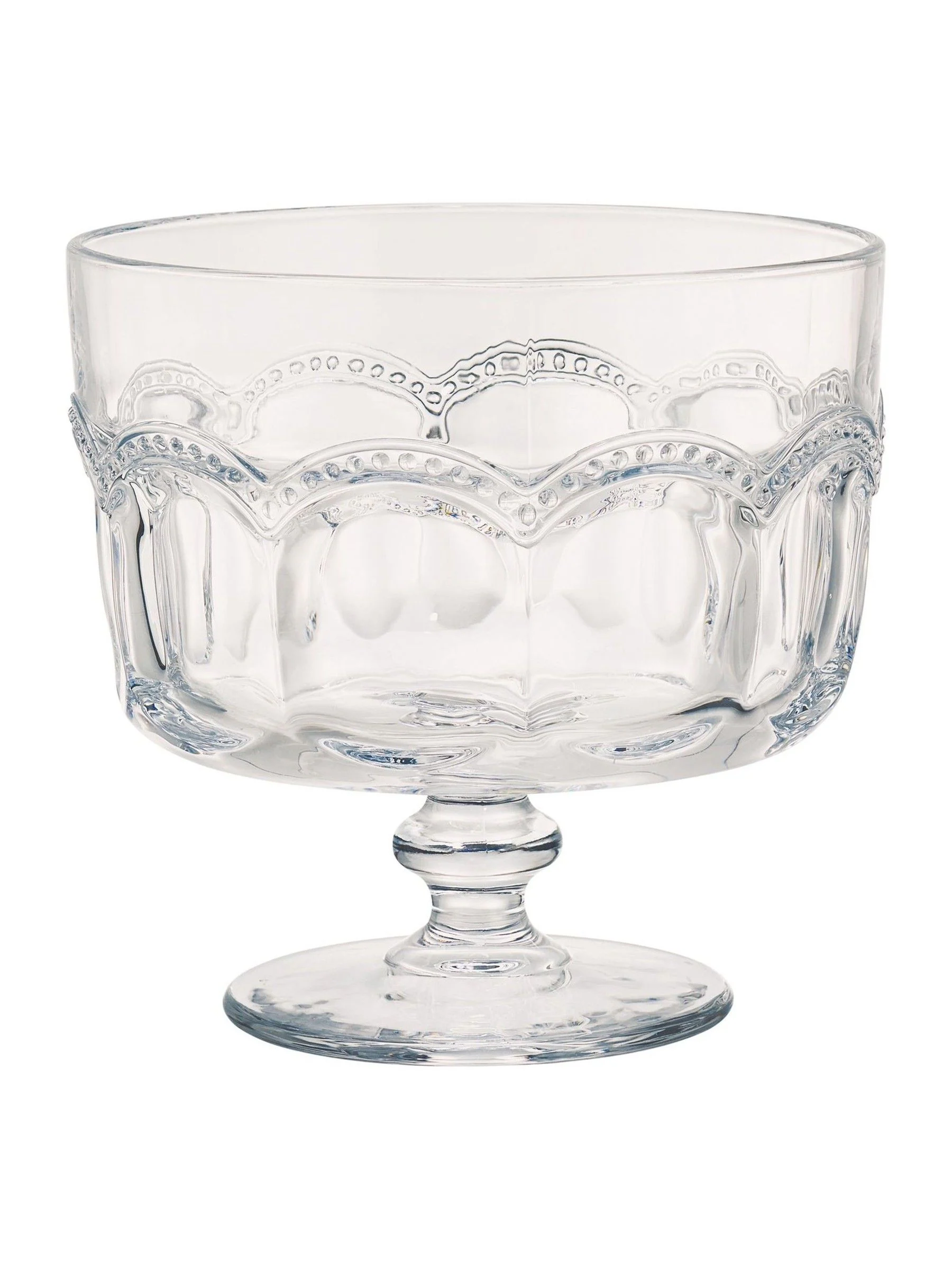 Artland Pearl Ridge Trifle Bowl