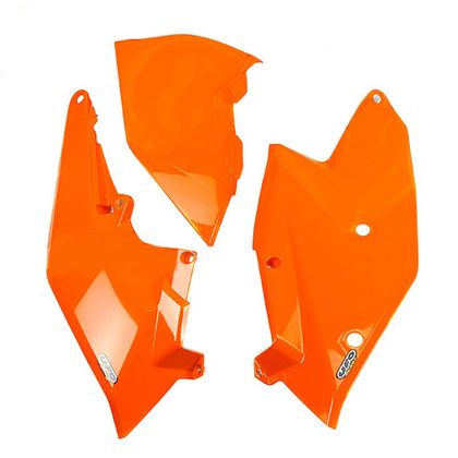 Plaques latérales Ufo ORANGE FLUO