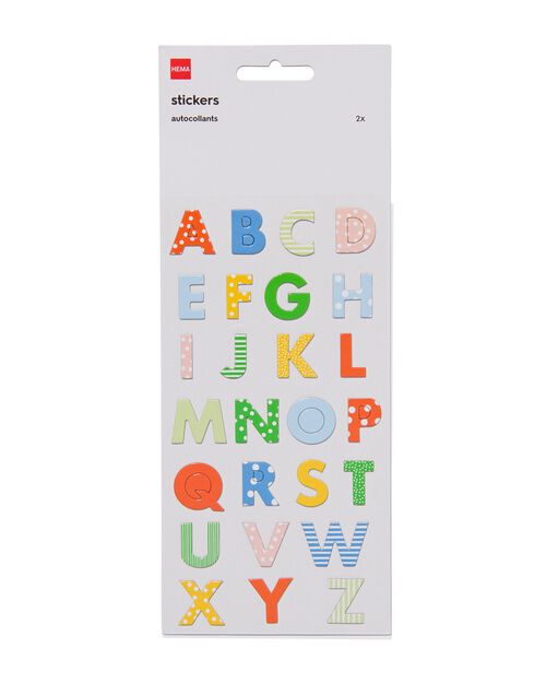 2 feuilles dautocollants 3D lettres et chiffres 19x10