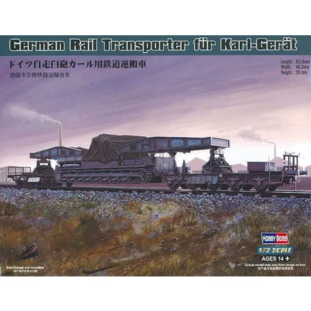 Hobby Boss Modellbaufahrzeug German Rail Transporter für Karl-Gerät