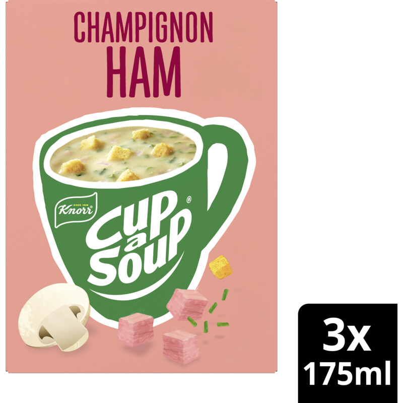 Knorr Cup-a-soup champignon ham