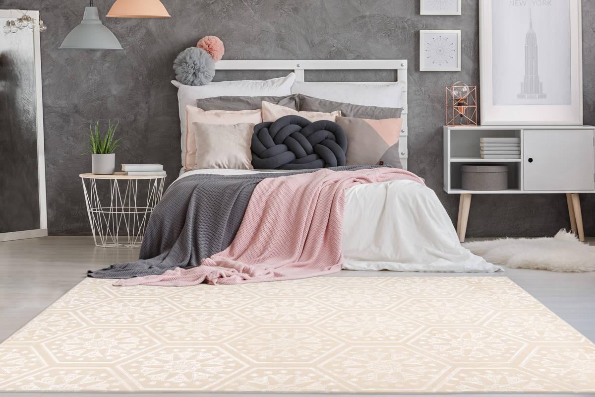 Teppich MONROE 200 - creme - 120x170 cm