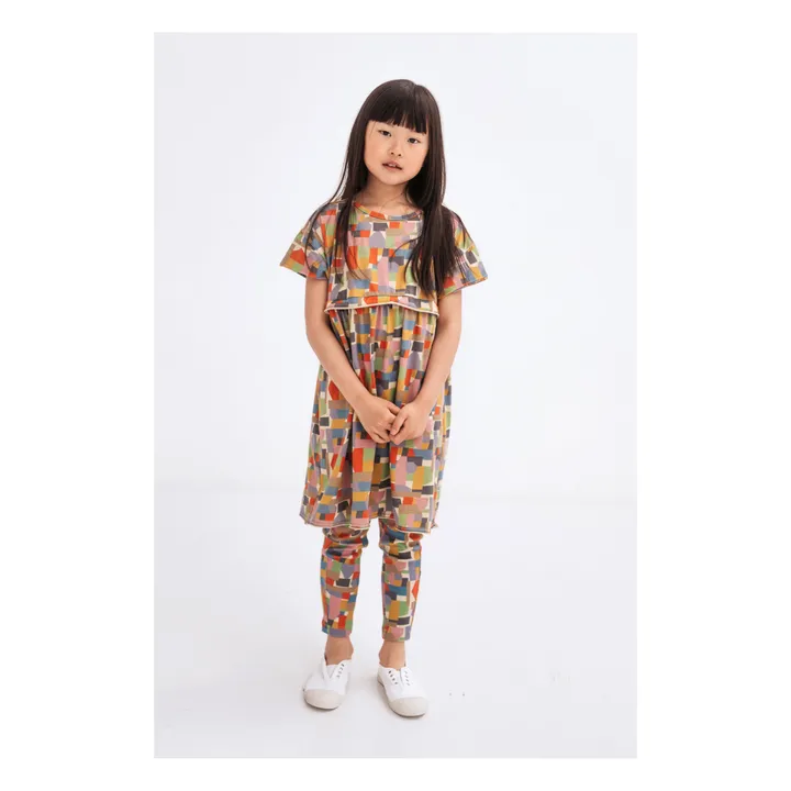 Repose AMS Legging Coton Bio Graphic | Bleu