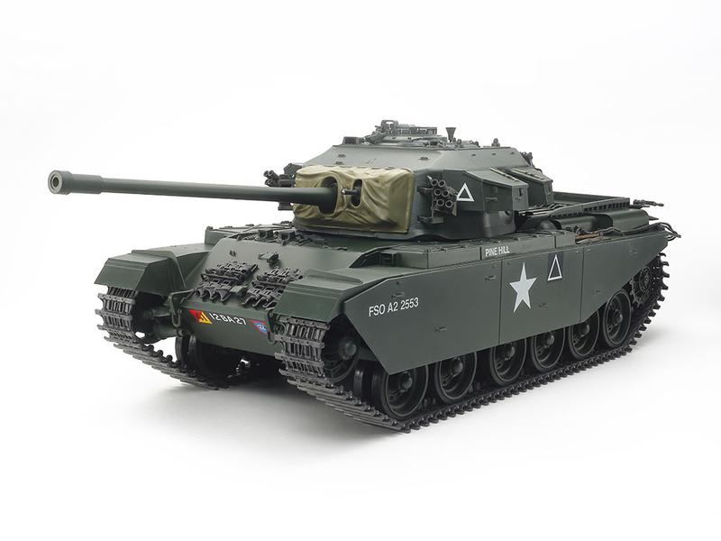 Tamiya Panzer Centurion MKIII, Full Option, 1:16, Bausatz Centurion MKIII Panzer mit Schweizer Decals
