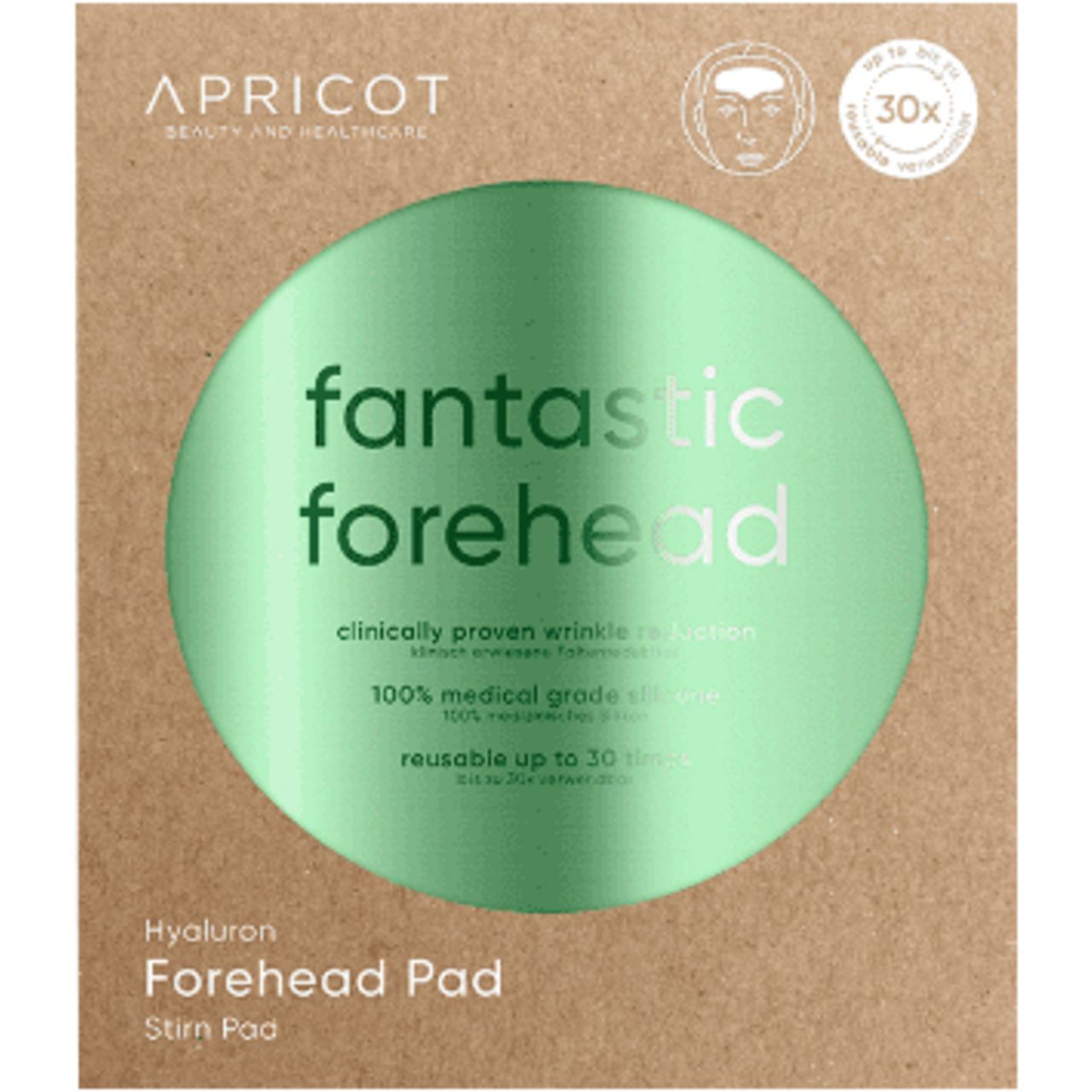 APRICOT Stirn Pad mit Hyaluron