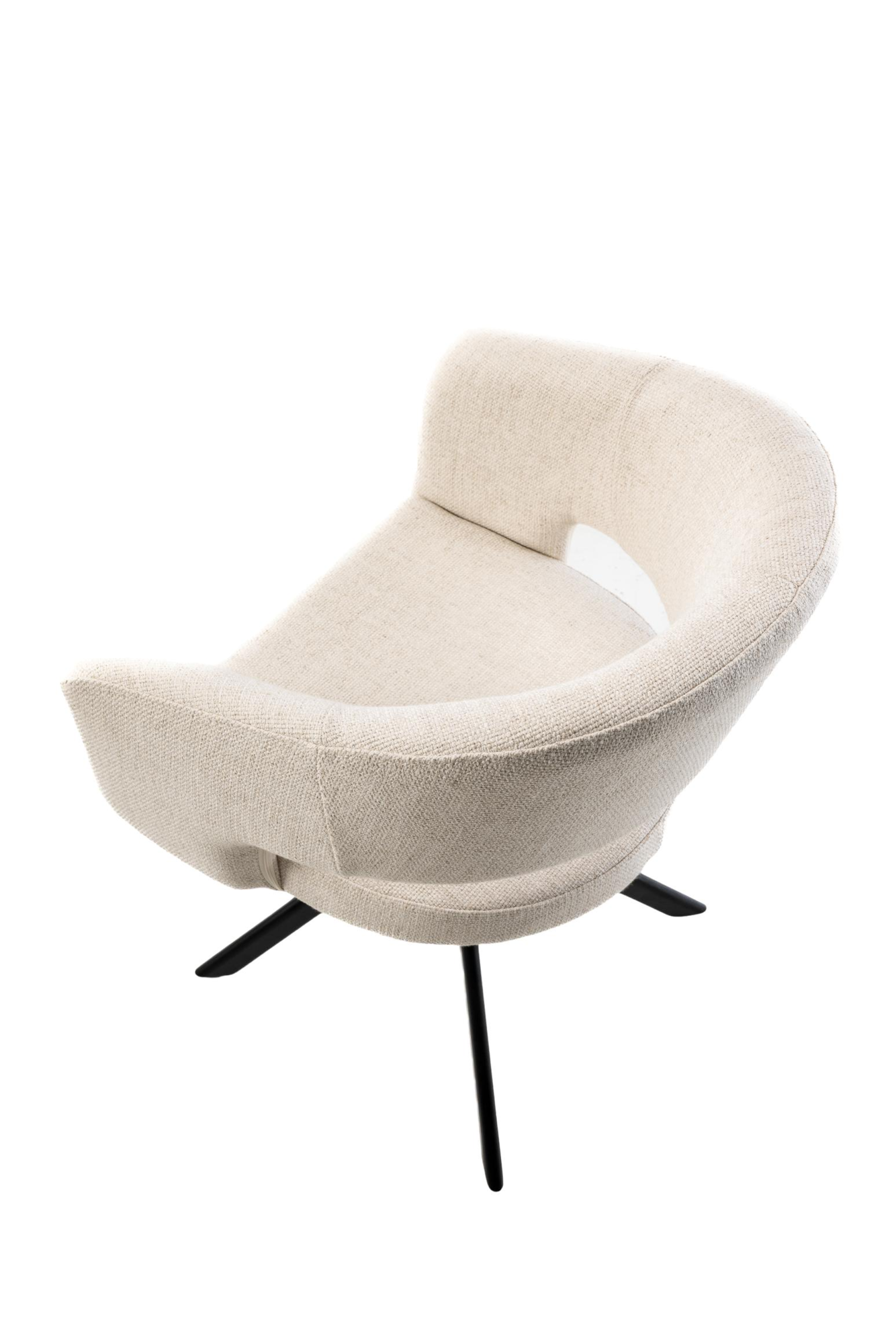 Eetkamerstoel Tokyo Tyler Cream 11 Venus 360 Zwart