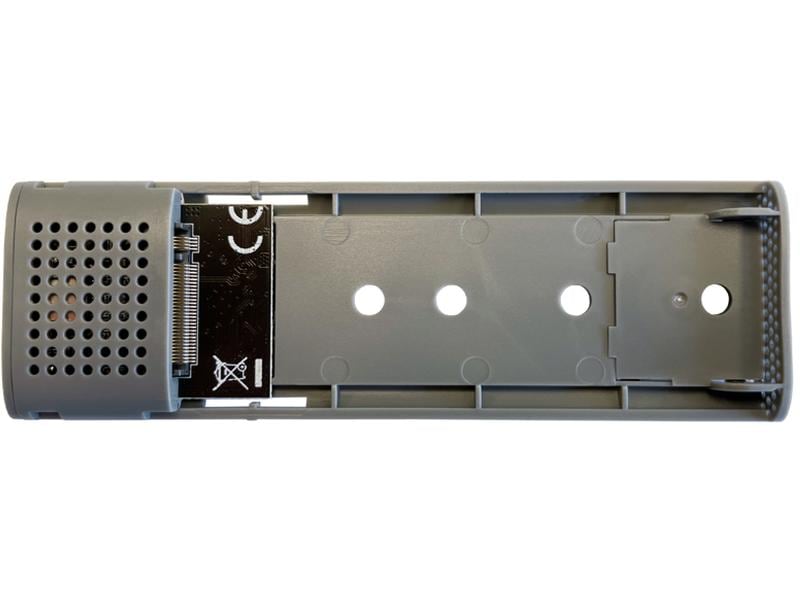 LC-Power Externes Gehäuse LC-M2-C-NVME-3 M.2 Aluminiumgehäuse für eine NVMe-M.2-SSD